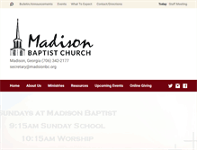 Tablet Screenshot of madisonbc.org